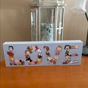 Peanuts Character Block Art